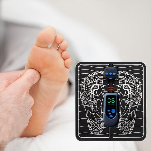 Electric EMS Foot Massager Mat Pad Machine Shaping Remote Control B