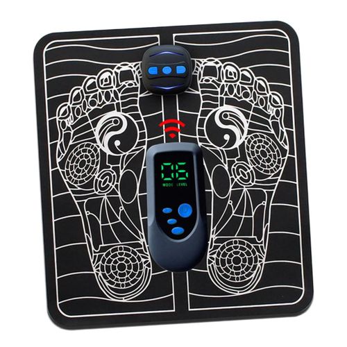 Electric EMS Foot Massager Mat Pad Machine Shaping Remote Control B