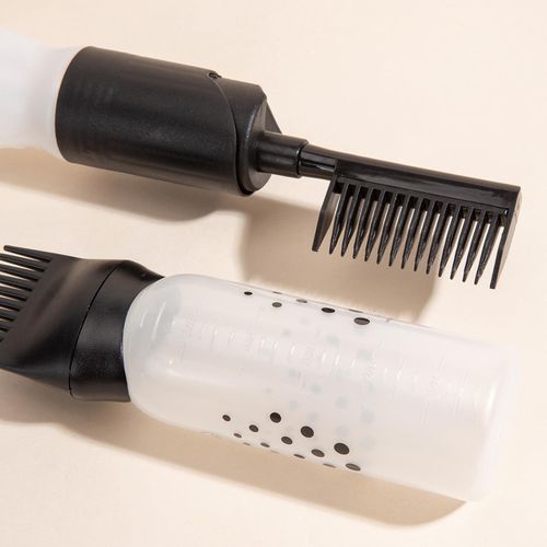 2 Pieces  Bottle Empty Hair Oil Black