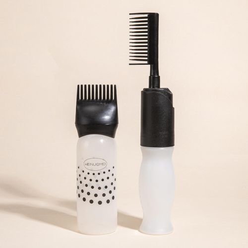 2 Pieces  Bottle Empty Hair Oil Black
