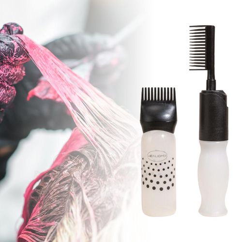 2 Pieces  Bottle Empty Hair Oil Black