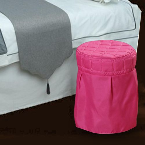 Beauty Salon Round Chair Cover Seat Cover Non-Slip Rose