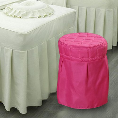 Beauty Salon Round Chair Cover Seat Cover Non-Slip Rose