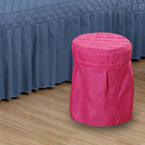 Beauty Salon Round Chair Cover Seat Cover Non-Slip Rose