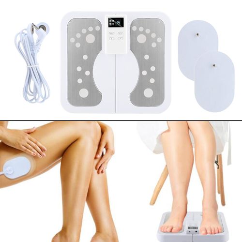 Vibration Plate Foot Massager Platform with Rotating W/Remote