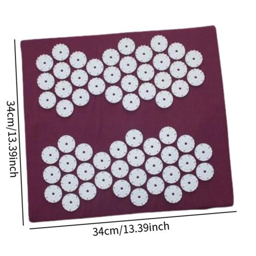 Foot Massager Mat Acupressure Relaxation Muscle Violet