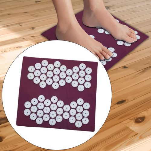 Foot Massager Mat Acupressure Relaxation Muscle Violet