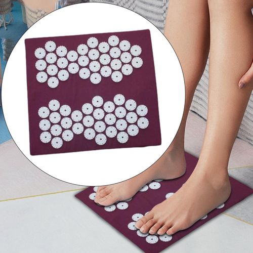 Foot Massager Mat Acupressure Relaxation Muscle Violet