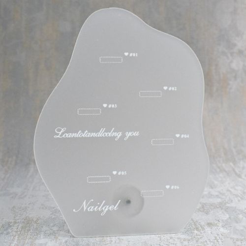 Nail Art Color Display Board  Gel Polish DIY Tabletop 6 Colors 02
