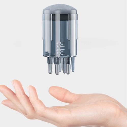 Scalp Applicator Comb 4ml Hair Oil Applicator Bottle Gray