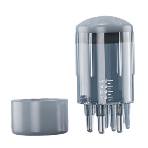 Scalp Applicator Comb 4ml Hair Oil Applicator Bottle Gray