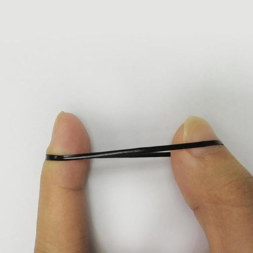 100pcs Fashion Elastic Ponytail Holders Hairband Hair Rubber Black