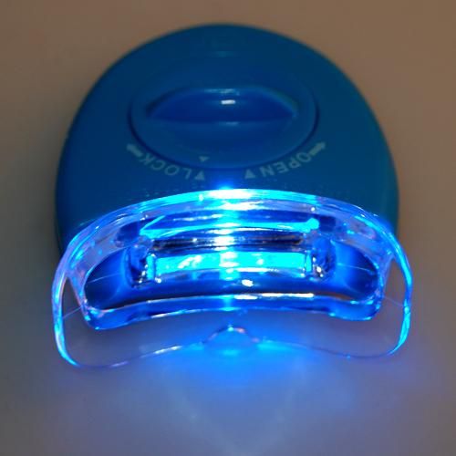 Teeth Whitener LED Light Tool Blue, Battery Powered