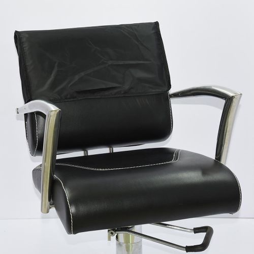 2pcs Hairdressing Barber Chair Back Covers  Black 2x