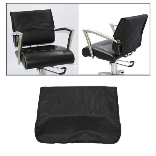 2pcs Hairdressing Barber Chair Back Covers  Black 2x