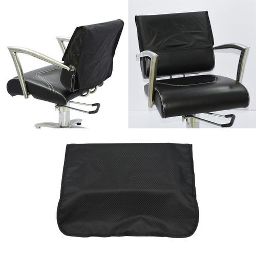 2pcs Hairdressing Barber Chair Back Covers  Black 2x