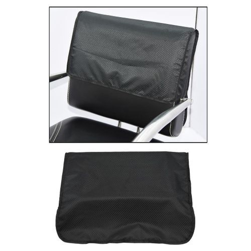 2pcs Hairdressing Barber Chair Back Covers  Black 2x