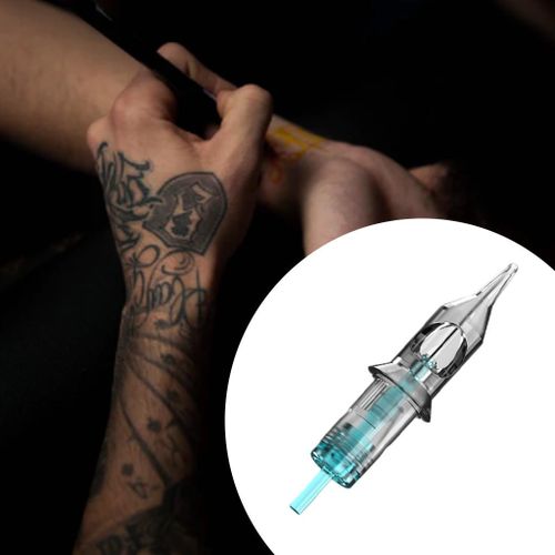 20 Pieces Disposable Sterilized Tattoo Cartridges Needles Round Liner