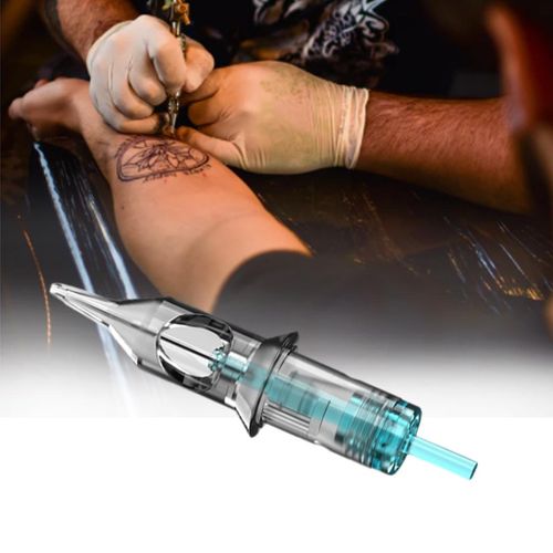 20 Pieces Disposable Sterilized Tattoo Cartridges Needles Round Liner