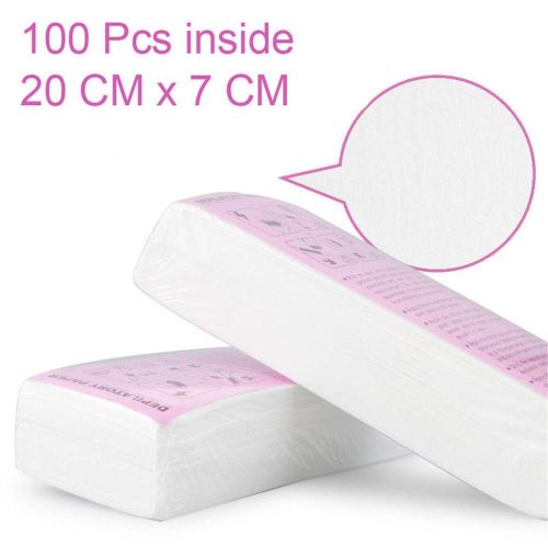 100 Pieces Nonwoven Hair Removal Paper Depilatory
