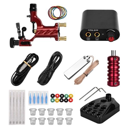 Powerful Machine Ink Caps Cups Holder Stand Rack Set Red