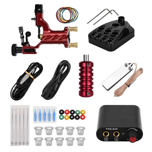 Powerful Machine Ink Caps Cups Holder Stand Rack Set Red