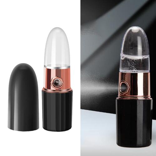 Portable Nano Facial Mister Face Spray Steamer Black