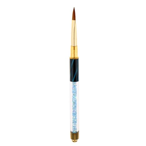 UV Gel Nail Art Pens Brush Polish Painting Pen Kit For Salon Sky Blue
