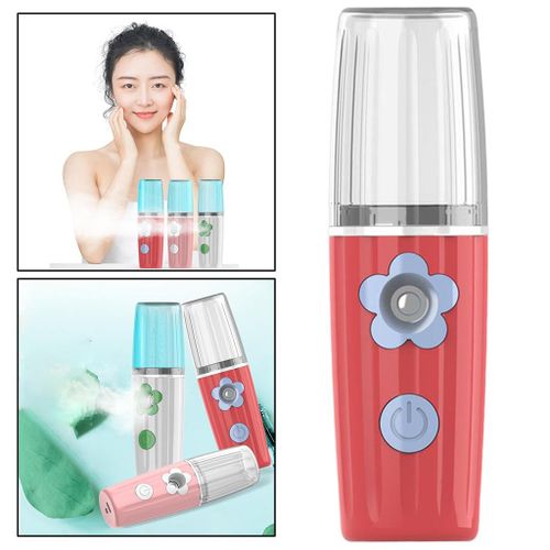 Mini USB Nano Facial Steamer  Face Spa Red