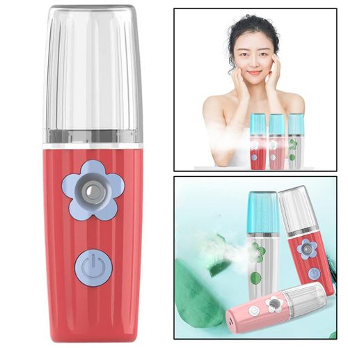 Mini USB Nano Facial Steamer  Face Spa Red
