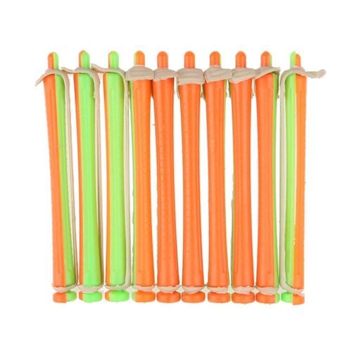 10Pcs Plastic Salon Perm Rods Curlers Rollers Perming Hair DIY Bangs