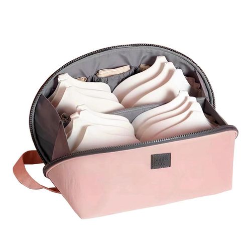 Underwear Bra Travel Storage Bag Bra Bag Makeup Pink