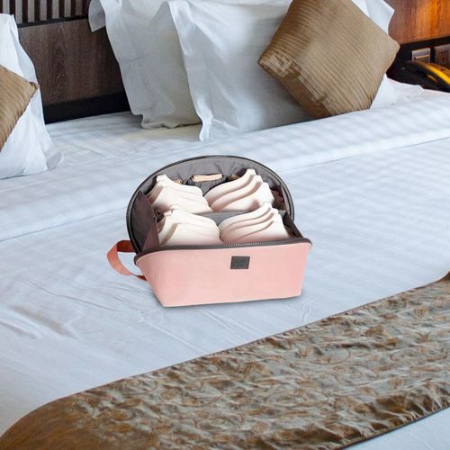 Underwear Bra Travel Storage Bag Bra Bag Makeup Pink