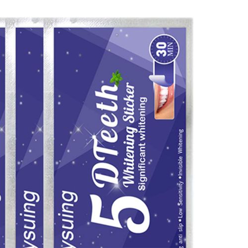 5D Teeth Strips Teeth Whitener Teeth Gel Strips for Remove 14Pcs