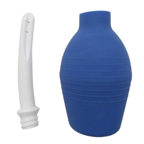 90ml 160ml 225ml 310ml  Douche Enema Bag Bulb Cleaner 310ml Blue