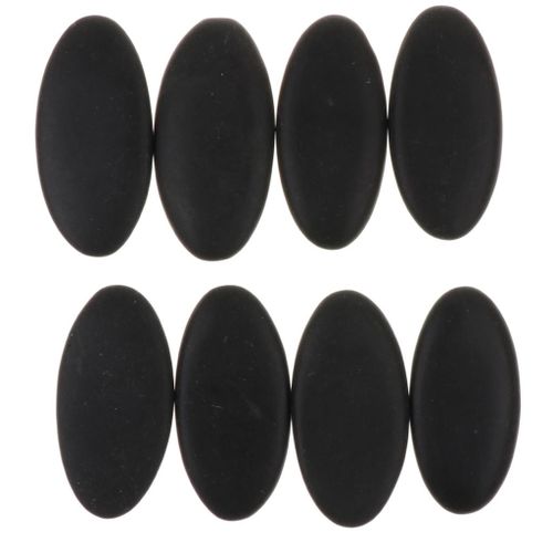 8 pieces spa hot stone massage set natural  basalt