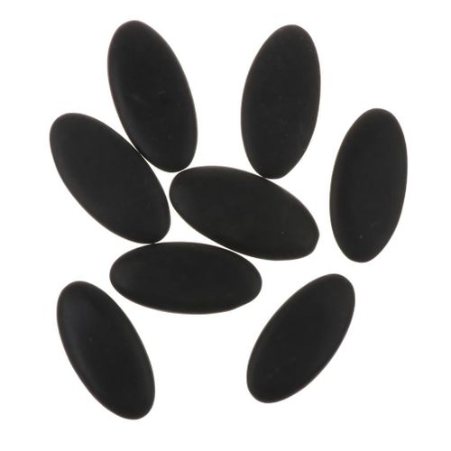 8 pieces spa hot stone massage set natural  basalt
