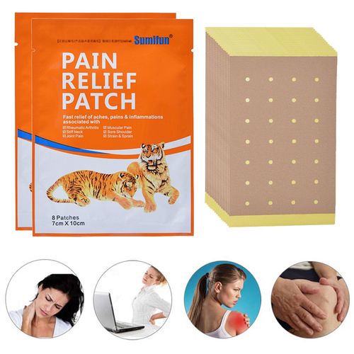 16Pcs Chinese Tiger Lumbar Plaster Back Pain Relief Aches Patches