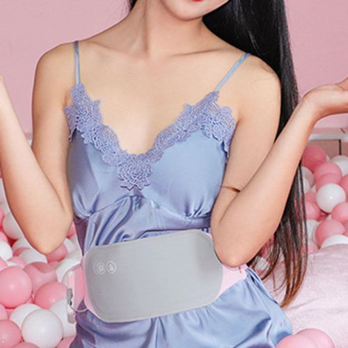 Electric Waist Belt Device Warming Washable for  Period  Grey