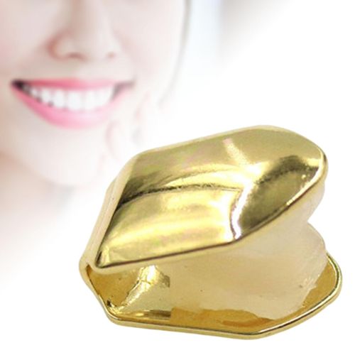 Hip Hop Grills Fake Teeth Rapper Fancy Dress Gold