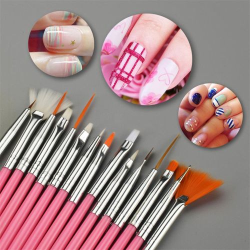 100Pcs Nail Forms French Acrylic UV Gel Extension Builder Set Golden
