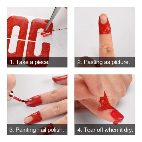 100Pcs Nail Forms French Acrylic UV Gel Extension Builder Set Golden