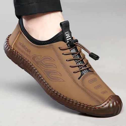 Men's Loafers & Slip-Ons Casual Soft Sole Shoes - Brown