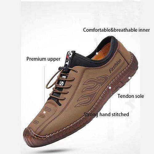 Men's Loafers & Slip-Ons Casual Soft Sole Shoes - Brown