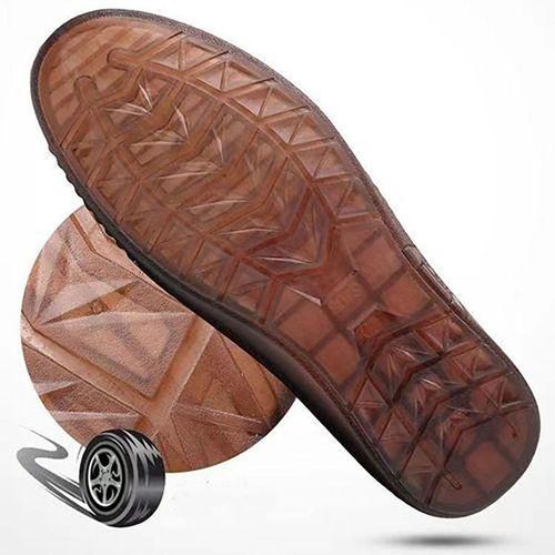 Men's Loafers & Slip-Ons Casual Soft Sole Shoes - Brown