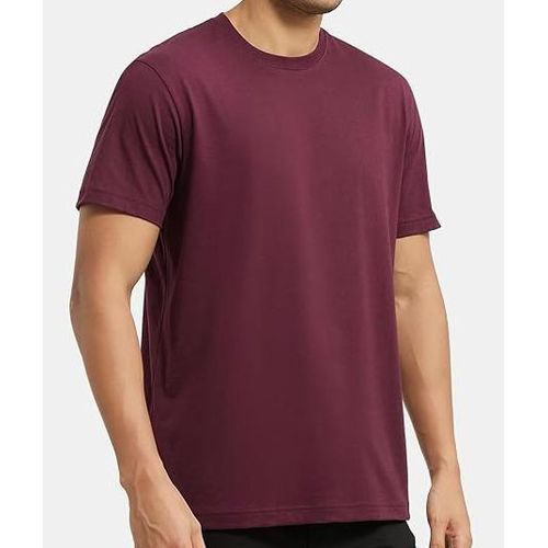 5 Pack Short Sleeve Crew Neck T-Shirts - Black, White, Army Green , Navy Blue, Maroon