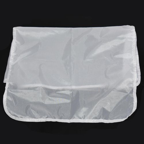 Salon Hairdressing Barber Chair Back Cover Hair Plastic PVC White