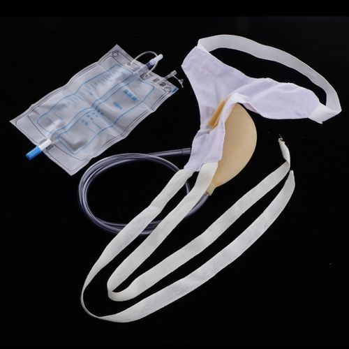 Reuseable Male Urinal Pee Holder Bag Fractures Incontinent Aid