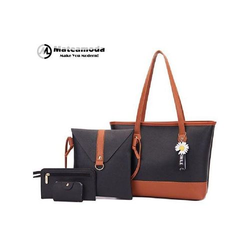 Mateamoda 4 PCS Women Bags Ladies Bags Handbags Purse Shoulder Bags Tote Bags