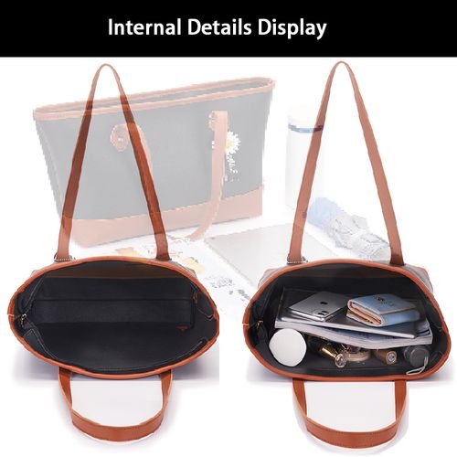 Mateamoda 4 PCS Women Bags Ladies Bags Handbags Purse Shoulder Bags Tote Bags